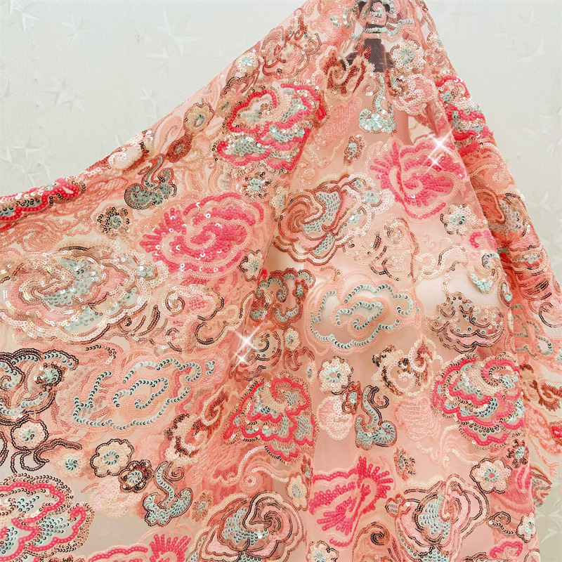 Wedding Dress Supply - 2 Yds/lot 130cm Wide Pink Purple