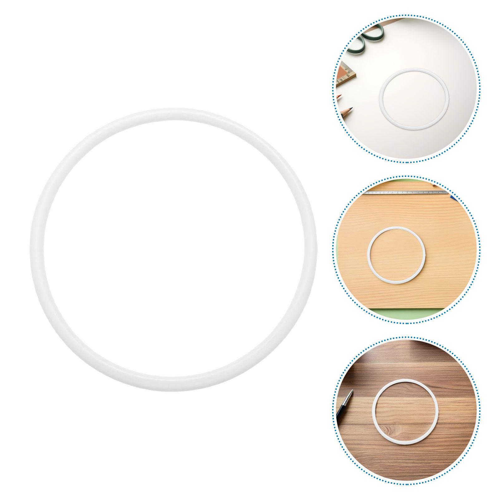 Wedding Floral Supply - 40Pcs Dreamcatcher Hoop Plastic Wreath Frame