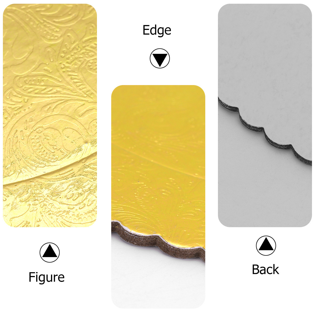 Wedding Cake Supply - 10Pcs Round Food Grade Paper Cake
