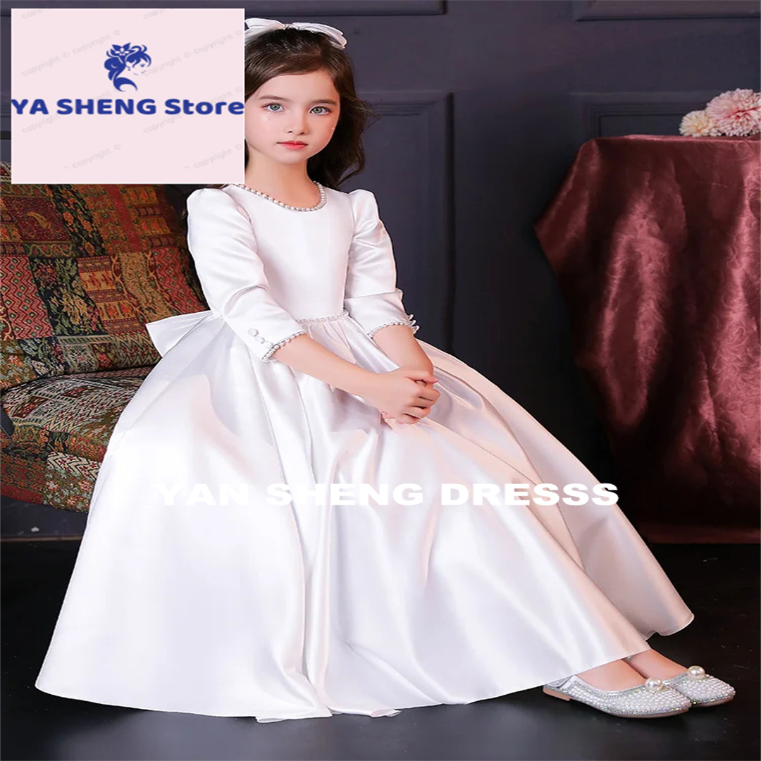 Bridal Sash Ribbon - Customized Wedding Elegant Pearls Puffy With