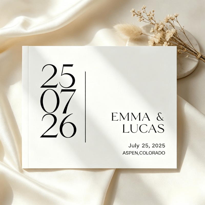 Custom Wedding Guest Book, Gue - огляд і ціна Personalized Guest Book