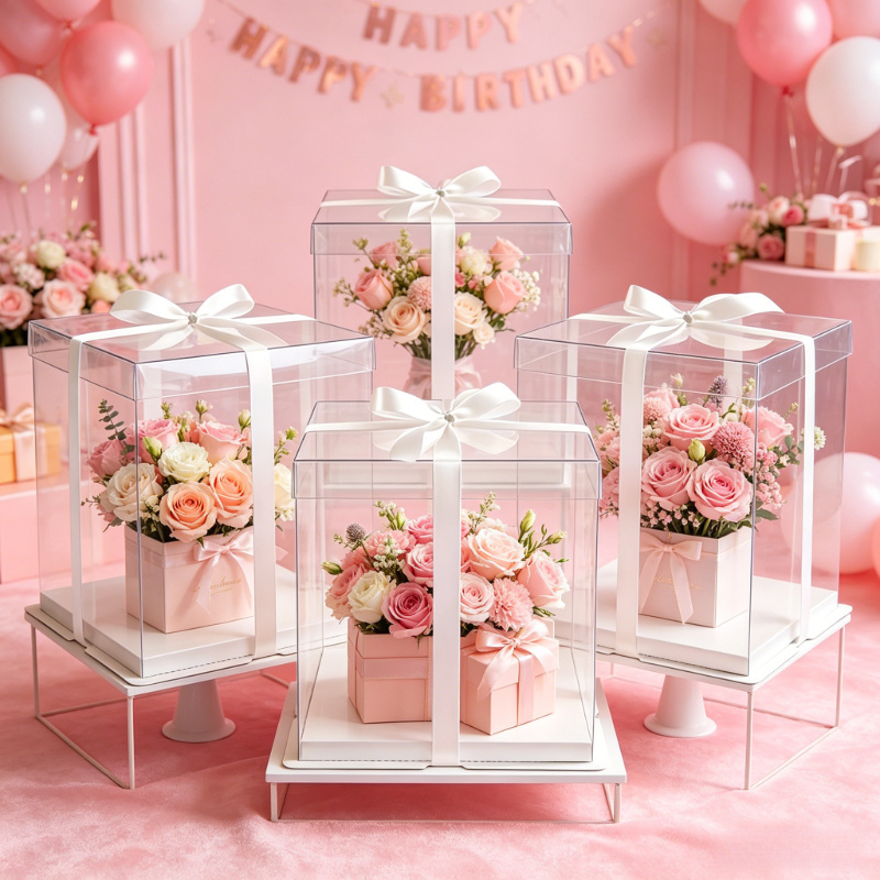 Transparent Cake Boxs Large Gi - огляд і ціна Wedding Cake Supply