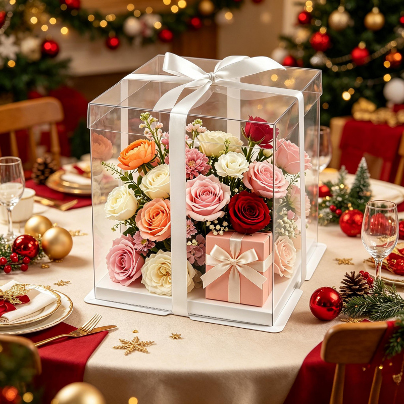 Transparent Cake Boxs Large Gi - огляд і ціна Wedding Cake Supply