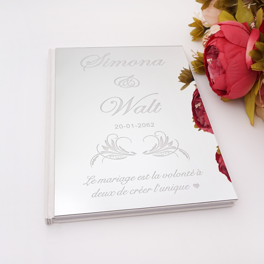 Acrylic Mirror Personalized El - огляд і ціна Personalized Guest Book