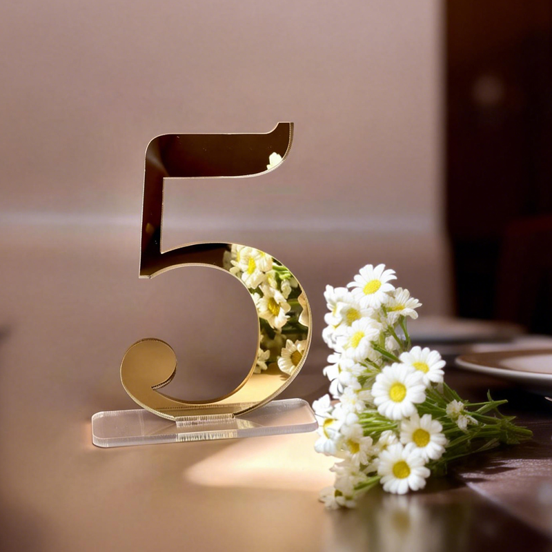 Numbers for Wedding Tables wit - огляд і ціна Table Number Gold