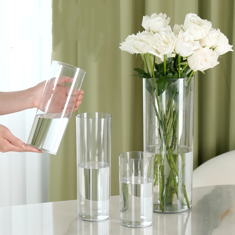 New Acrylic Clear Cylinder Flo - огляд і ціна Centerpiece Vase Tall