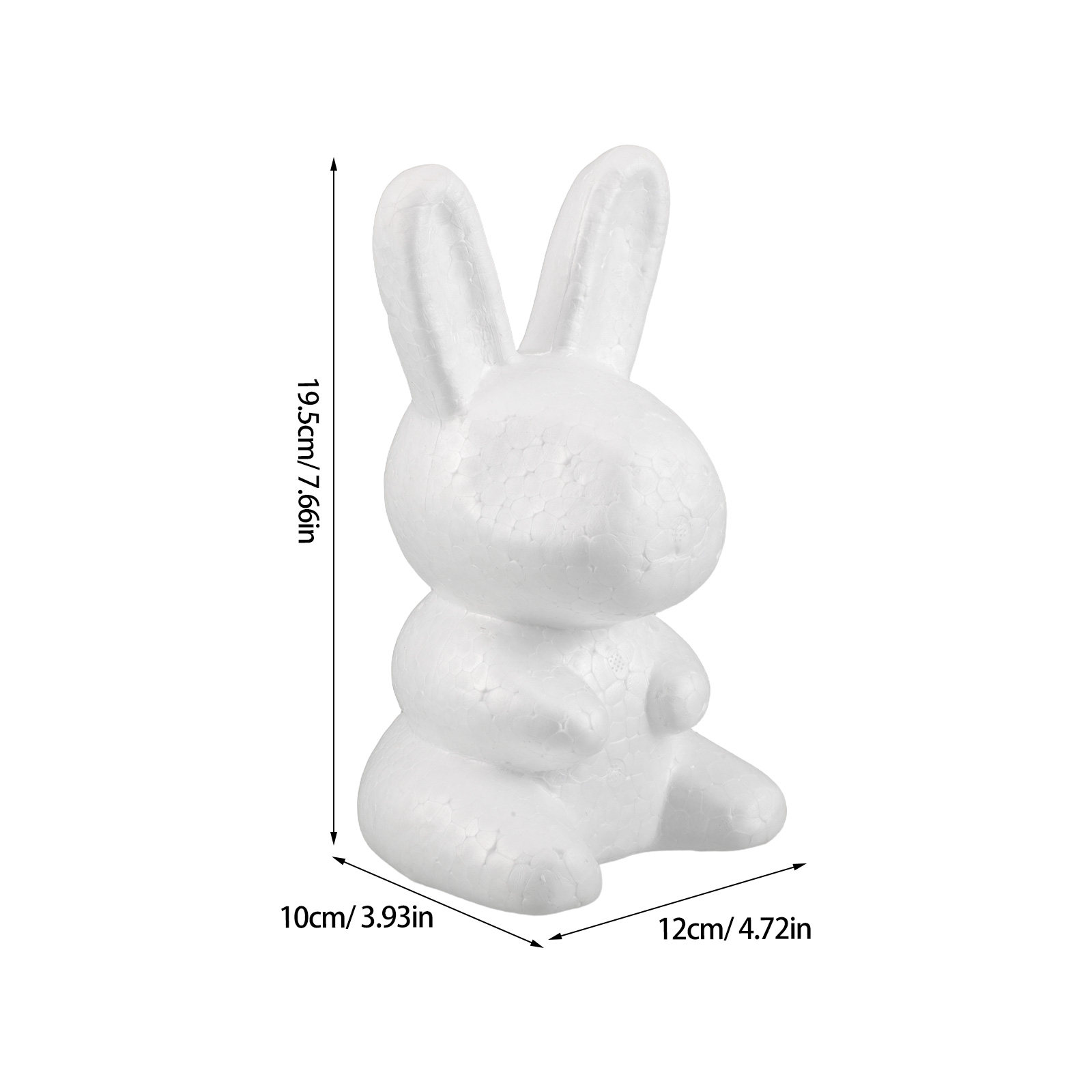 3Pcs White Foam Bunny DIY Scul - огляд і ціна Wedding Floral Supply