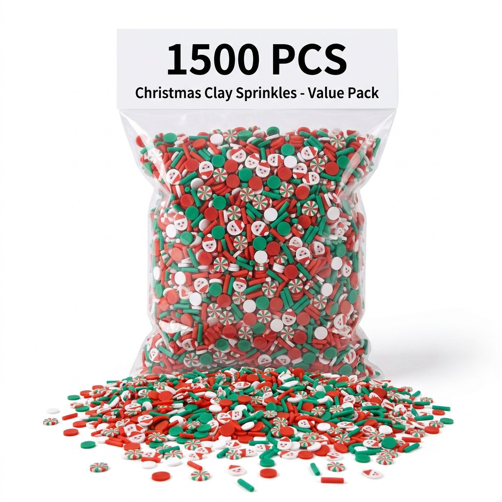 1500pcs Christmas Clay Sprinkl - огляд і ціна Wedding Supply In Bulk