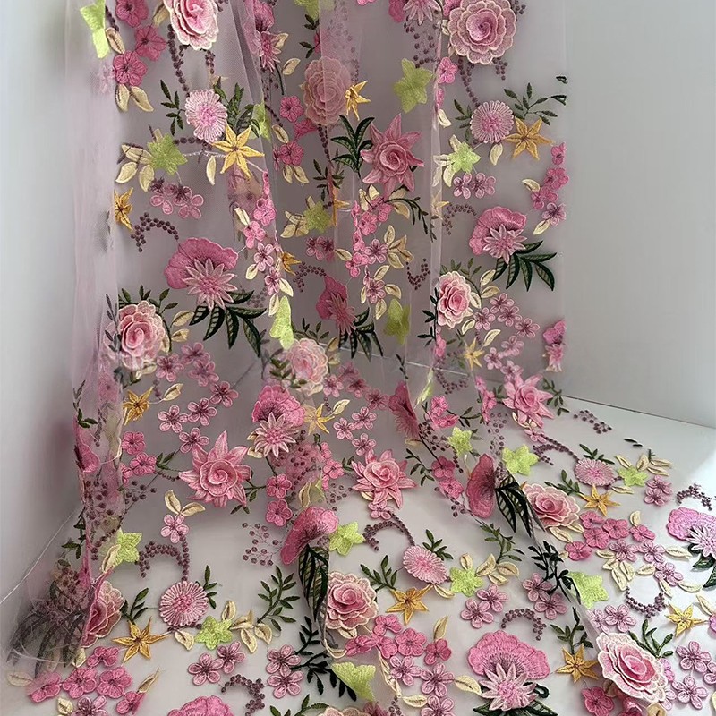 90x130cm 3D Floral Embroidered - огляд і ціна Wedding Dress Supply