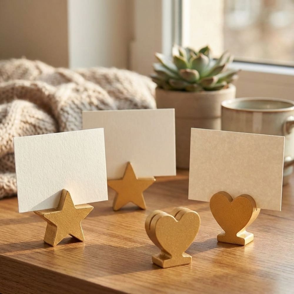 12PCS Star Heart Shaped Table  - огляд і ціна Table Number Gold