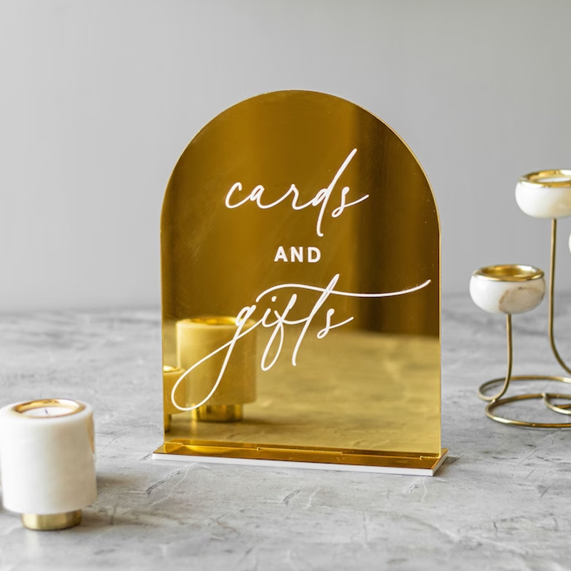 Set Of 4 Wedding Signs,In Lovi - огляд і ціна Table Number Gold