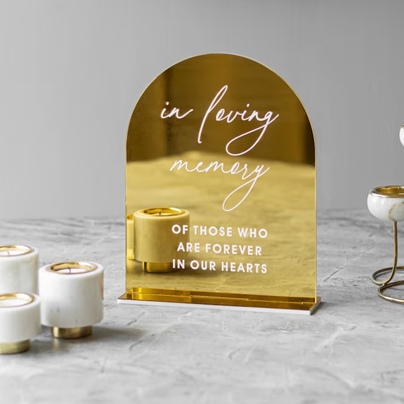 Set Of 4 Wedding Signs,In Lovi - огляд і ціна Table Number Gold