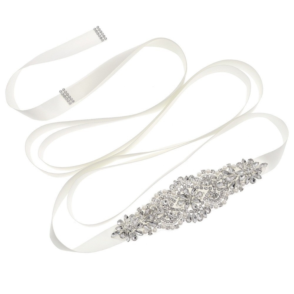 Fashion Ribbon Bridal Belt Sil - огляд і ціна Bridal Sash Ribbon