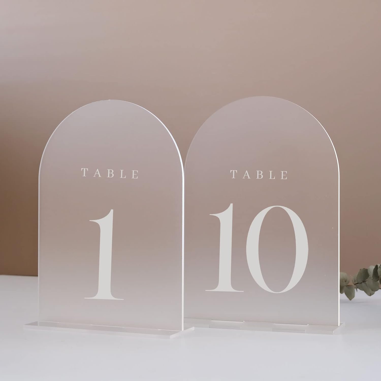 Arch Acrylic Table Numbers wit - огляд і ціна Table Number Gold