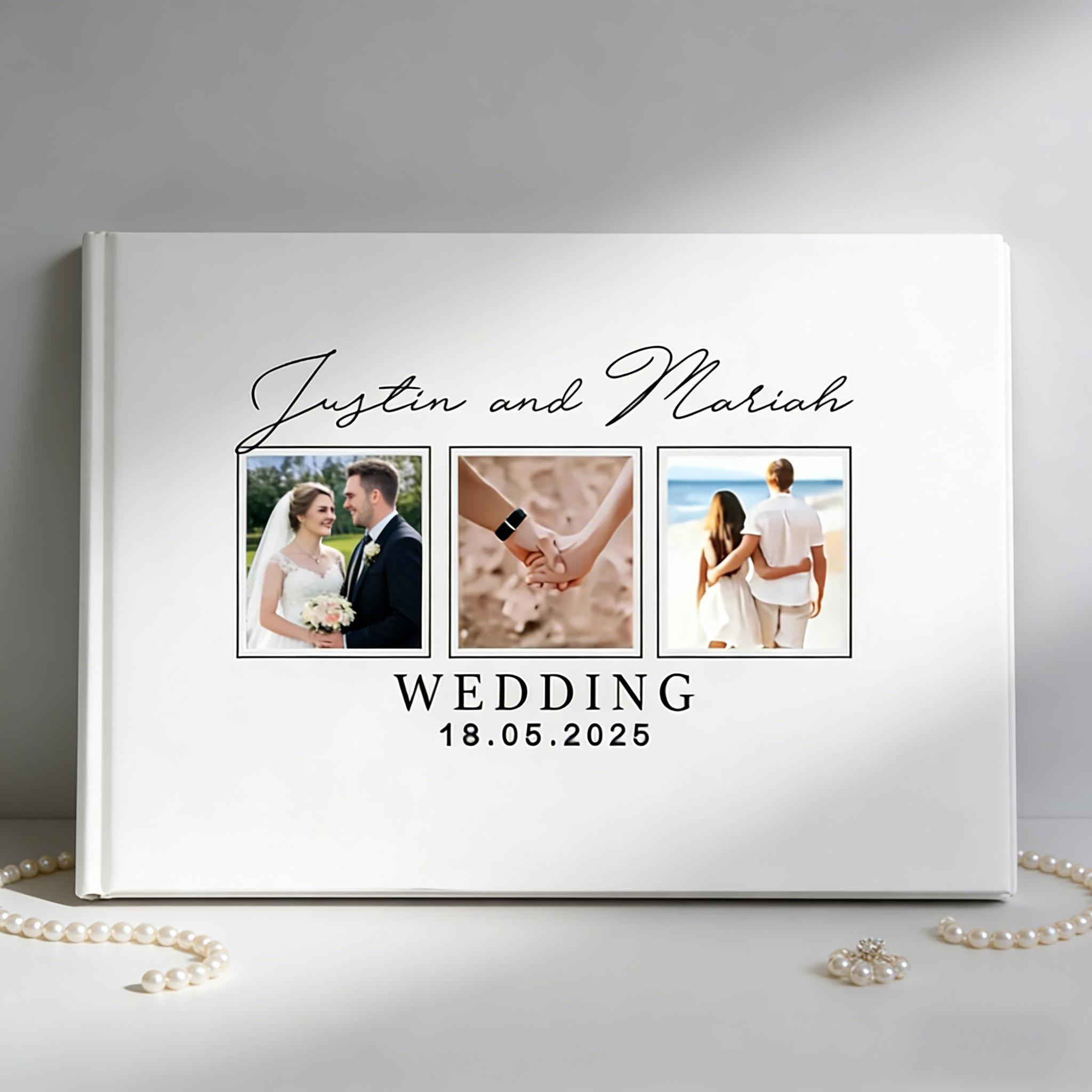A Custom Wedding Guest Book -  - огляд і ціна Personalized Guest Book