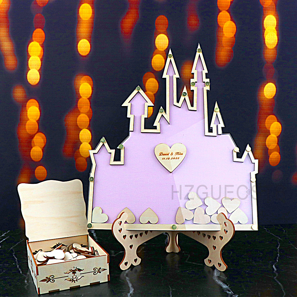 Personalized  Castle Guest Boo - огляд і ціна Personalized Guest Book