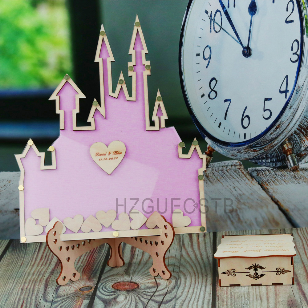 Personalized  Castle Guest Boo - огляд і ціна Personalized Guest Book