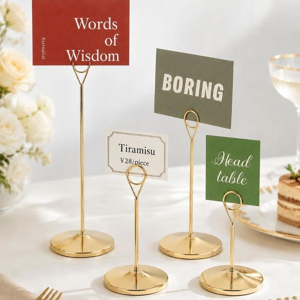 Portable Metal Table Number Ho - огляд і ціна Table Number Gold