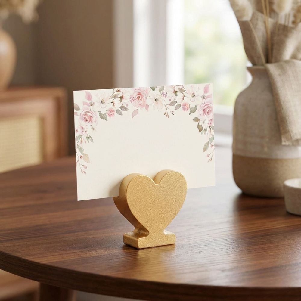 12PCS Star Heart Shaped Table  - огляд і ціна Table Number Gold