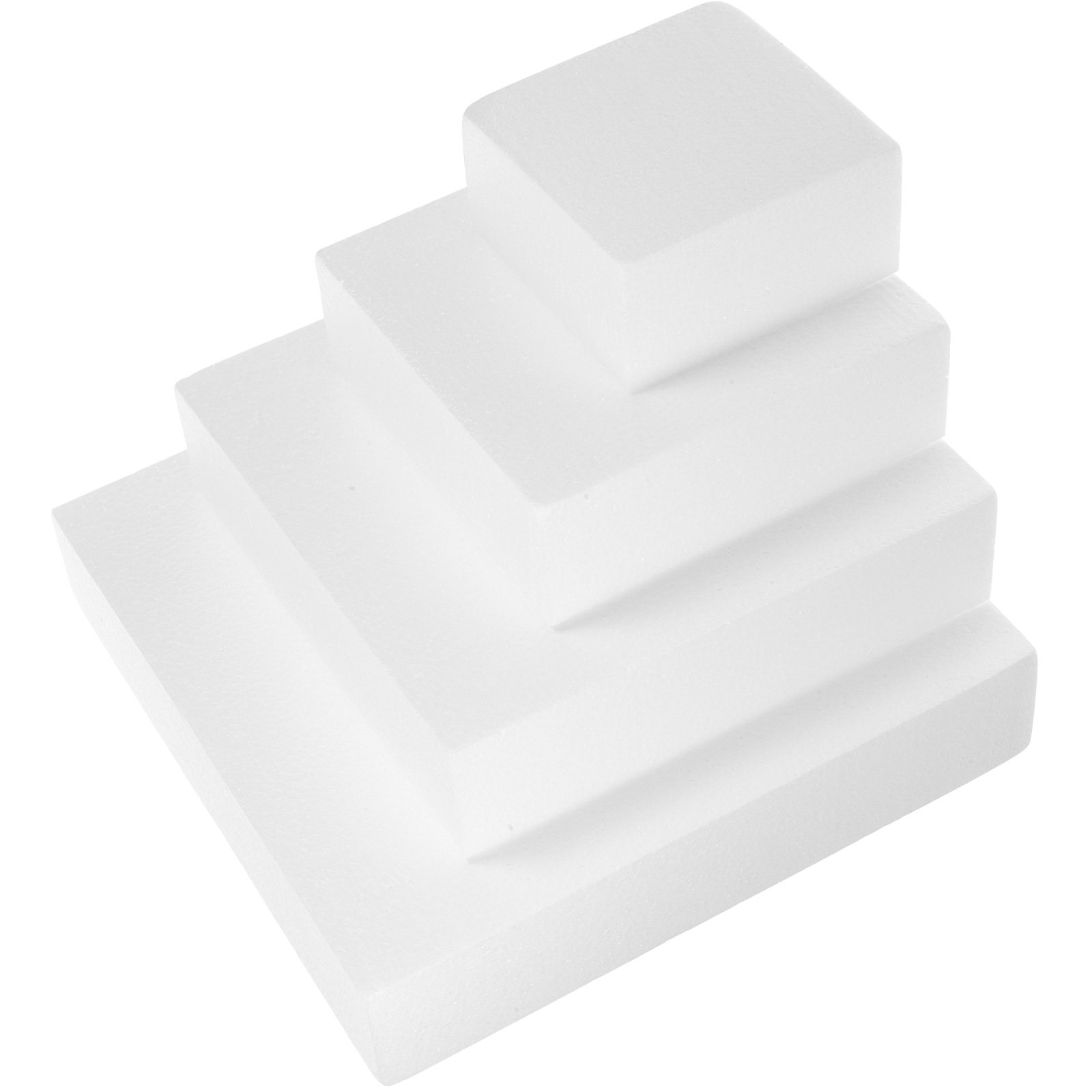 4Pcs Foam Cake Dummies Cubic S - огляд і ціна Wedding Cake Supply
